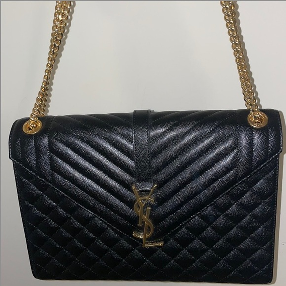 Yves Saint Laurent Handbags - Large YSL envelope bag